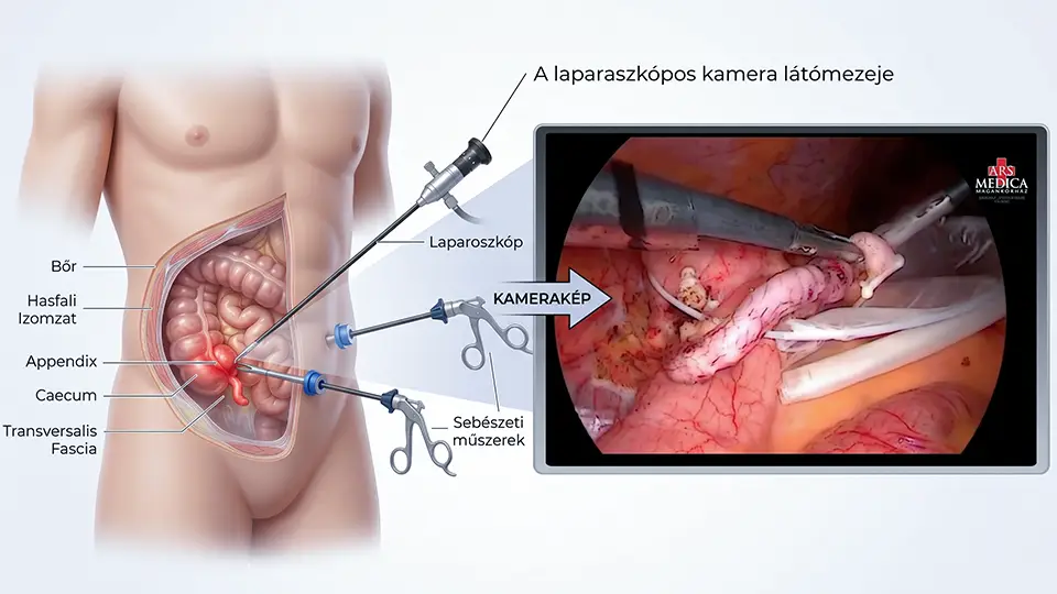 Tájékoztató a laparoszkópos vakbélműtétről